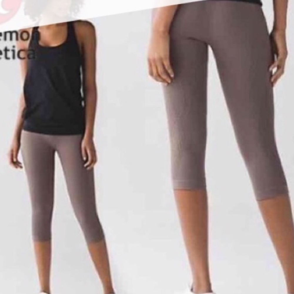 NWOT Lululemon In The Flow Crop II Leggings